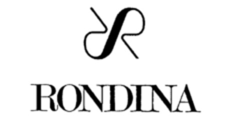 R RONDINA Logo (IGE, 14.02.1986)