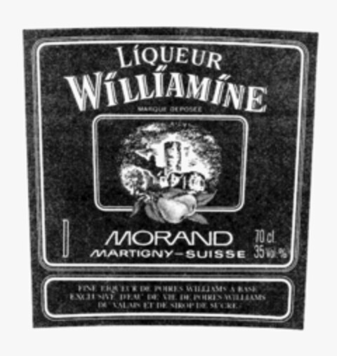 LIQUEUR WiLLiAMiNE Logo (IGE, 27.07.1983)