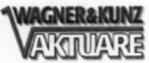 WAGNER & KUNZ AKTUARE Logo (IGE, 08/25/1999)