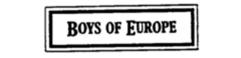 BOYS OF EUROPE Logo (IGE, 13.12.1988)