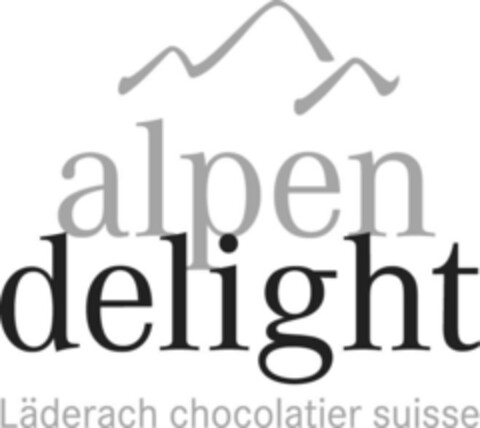 alpen delight Läderach chocolatier suisse Logo (IGE, 01/30/2015)