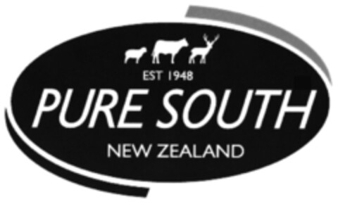 PURE SOUTH NEW ZEALAND EST 1948 Logo (IGE, 08/24/2012)