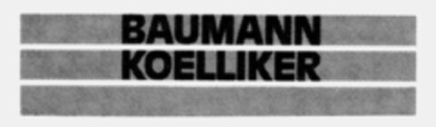 BAUMANN KOELLIKER Logo (IGE, 28.03.1995)