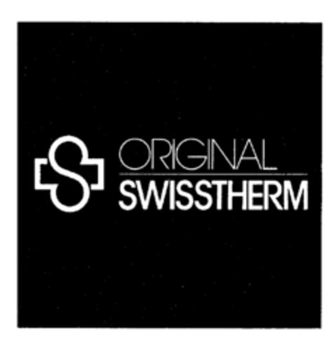 ORIGINAL SWISSTHERM Logo (IGE, 15.09.1987)