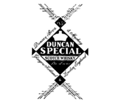 DUNCAN SPECIAL SCOTCH WHISKY De Luxe Logo (IGE, 09/30/1986)