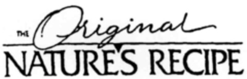 THE Original NATURES RECIPE Logo (IGE, 02.12.1998)