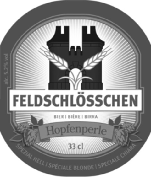 FELDSCHLÖSSCHEN Hopfenperle Logo (IGE, 28.10.2008)