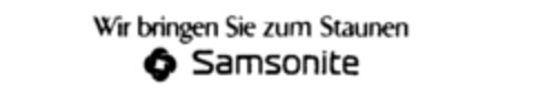 Wir bringen Sie zum Staunen Samsonite Logo (IGE, 03.04.1989)