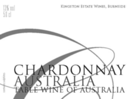 CHARDONNAY AUSTRALIA TABLE WINE OF AUSTRALIA Logo (IGE, 03.01.2008)