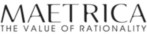 MAETRICA THE VALUE OF RATIONALITY Logo (IGE, 03/01/2011)