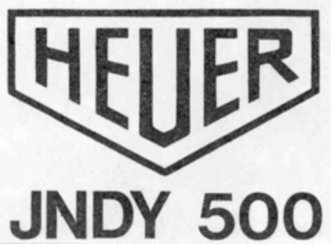 HEUER JNDY 500 Logo (IGE, 28.01.1974)