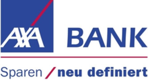AXA BANK Sparen neu definiert Logo (IGE, 20.11.2008)