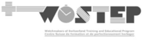 WOSTEP Watchmakers of Switzerland Training and Educational Program Centre Suisse de formation et de perfectionnement horloger Logo (IGE, 12/19/2008)