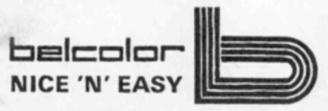 belcolor NICE 'N' EASY b Logo (IGE, 04/05/1974)