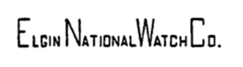 ELGIN NATIONAL WATCH Co. Logo (IGE, 01.09.1982)