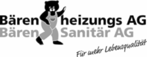 Bärenheizungs AG Bären Sanitär AG Für mehr Lebensqualität Logo (IGE, 01/24/2006)