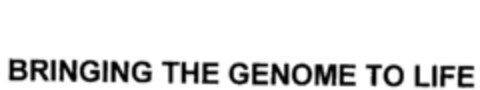 BRINGING THE GENOME TO LIFE Logo (IGE, 05.01.2001)