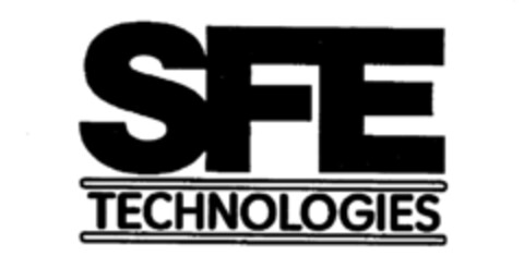 SFE TECHNOLOGIES Logo (IGE, 12/24/1985)