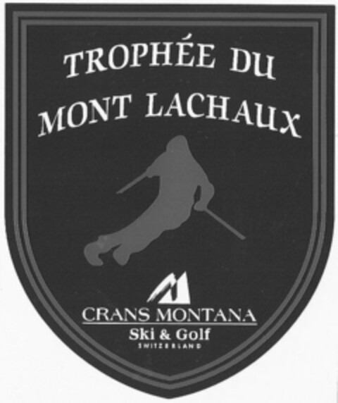 TROPHÉE DU MONT LACHAUX CRANS MONTANA Ski & Golf SWITZERLAND Logo (IGE, 01/09/2014)