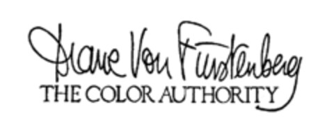 Diane von Fürstenberg THE COLOR AUTHORITY Logo (IGE, 01/07/1982)