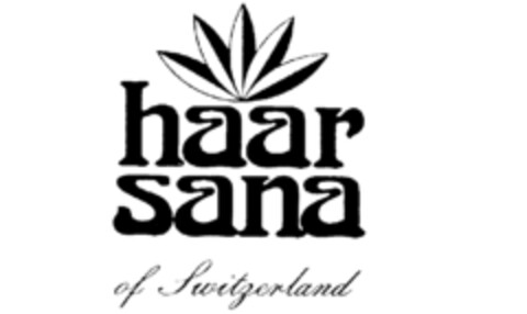 haar sana of Switzerland Logo (IGE, 07/15/1988)