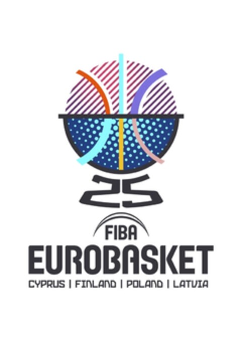 25 FIBA EUROBASKET CYPRUS FINLAND POLAND LATVIA Logo (IGE, 20.10.2023)