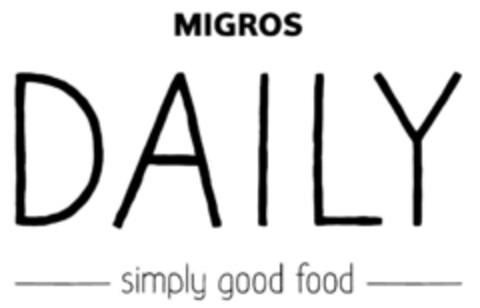 MIGROS DAILY simply good food Logo (IGE, 22.04.2016)