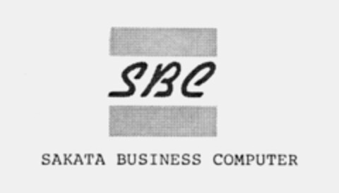 SBC SAKATA BUSINESS COMPUTER Logo (IGE, 22.06.1983)