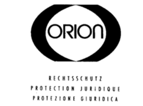 ORION RECHTSSCHUTZ PROTECTION JURIDIQUE PROTEZIONE GIURIDICA Logo (IGE, 03/21/1995)