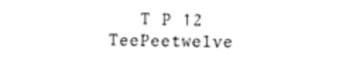 T P 12 TeePeetwelve Logo (IGE, 25.01.1990)