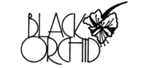 BLACK ORCHID Logo (IGE, 11/21/1985)