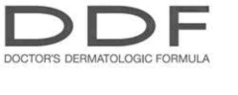 DDF DOCTOR'S DERMATOLOGIC FORMULA Logo (IGE, 03/24/2010)