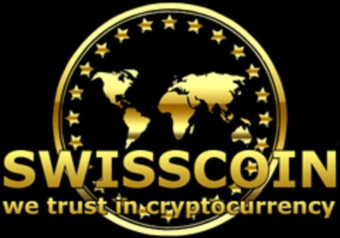 SWISSCOIN we trust in cryptocurrency Logo (IGE, 11.07.2016)