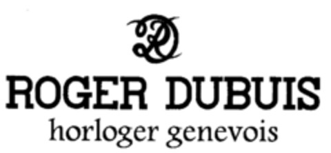 ROGER DUBUIS horloger genevois Logo (IGE, 06.03.2001)
