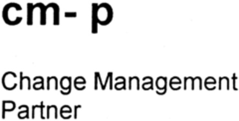 cm-p Change Management Partner Logo (IGE, 22.08.1997)