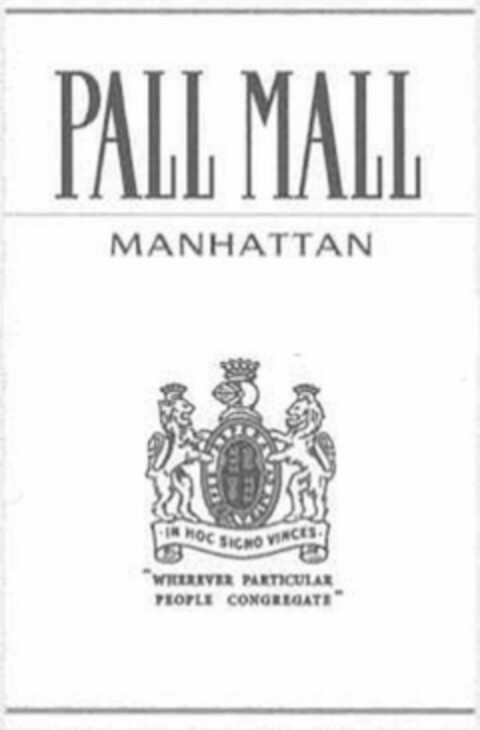 PALL MALL MANHATTAN Logo (IGE, 05.01.2005)