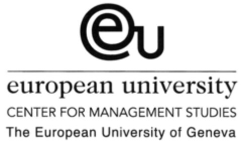 eu european university CENTER FOR MANAGEMENT STUDIES The European University of Geneva Logo (IGE, 12.03.2011)