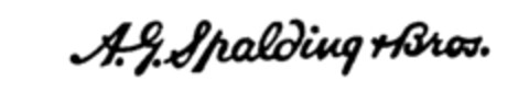 A.G. Spalding + Bros. Logo (IGE, 23.11.1992)