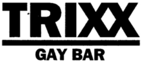 TRIXX GAY BAR Logo (IGE, 11.11.1996)