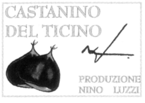 CASTANINO DEL TICINO  PRODUZIONE NINO LUZZI Logo (IGE, 13.03.2001)