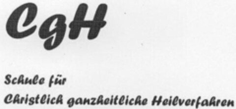 CgH Schule für Christlich ganzheitliche Heilverfahren((fig.)) Logo (IGE, 12.03.2008)