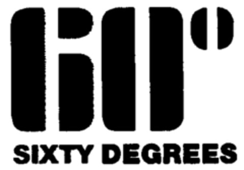 60° SIXTY DEGREES Logo (IGE, 21.06.2002)