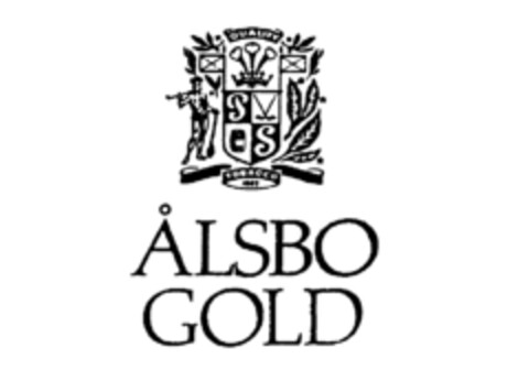 QUALITY PS TOBACCO ALSBO GOLD Logo (IGE, 11/24/1986)