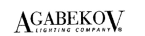 AGABEKOV LIGHTING COMPANY Logo (IGE, 10/04/1995)