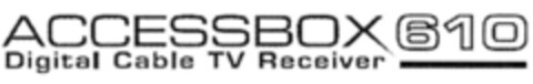 ACCESSBOX 610 Digital Cable TV Receiver Logo (IGE, 03.10.2006)