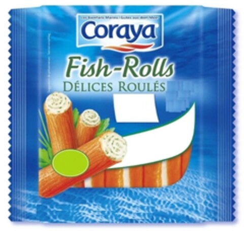 Coraya Fish-Rolls DÉLICES ROULÉS Logo (IGE, 02.08.2010)