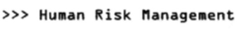 >>> Human Risk Management Logo (IGE, 31.10.2002)