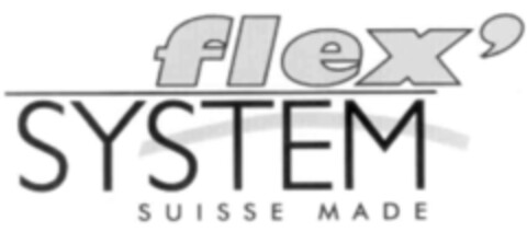 flex SYSTEM SUISSE MADE Logo (IGE, 03.10.2001)