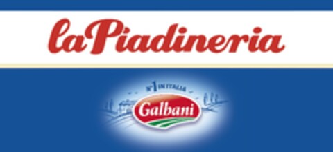 La Piadineria N° 1 IN ITALIA Galbani Logo (IGE, 15.07.2013)