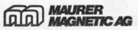 M MAURER MAGNETIC AG Logo (IGE, 27.12.1974)